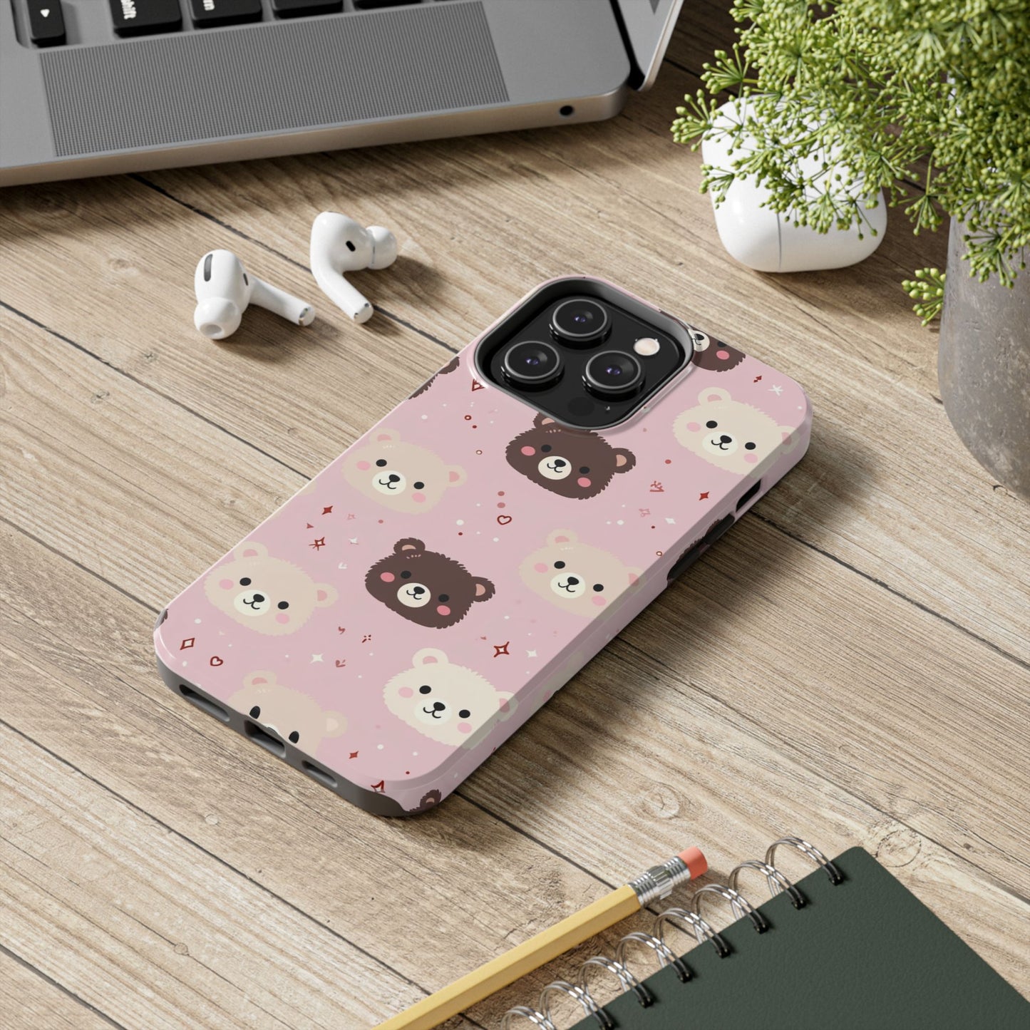 Tough Phone Cases- Cute Bears