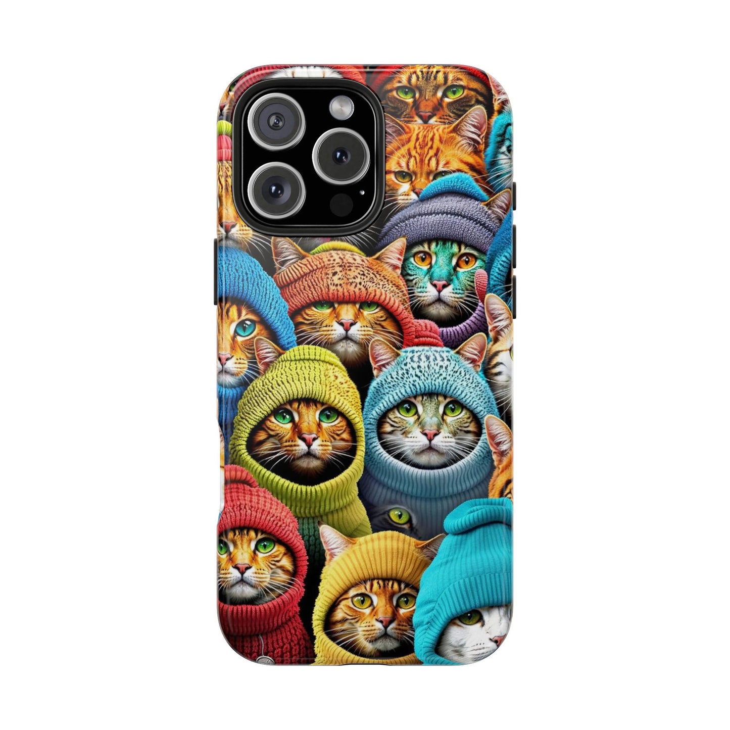 "Cool Cats Tough Phone Case – Stylish & Durable Protective Cover for iPhone & Android"