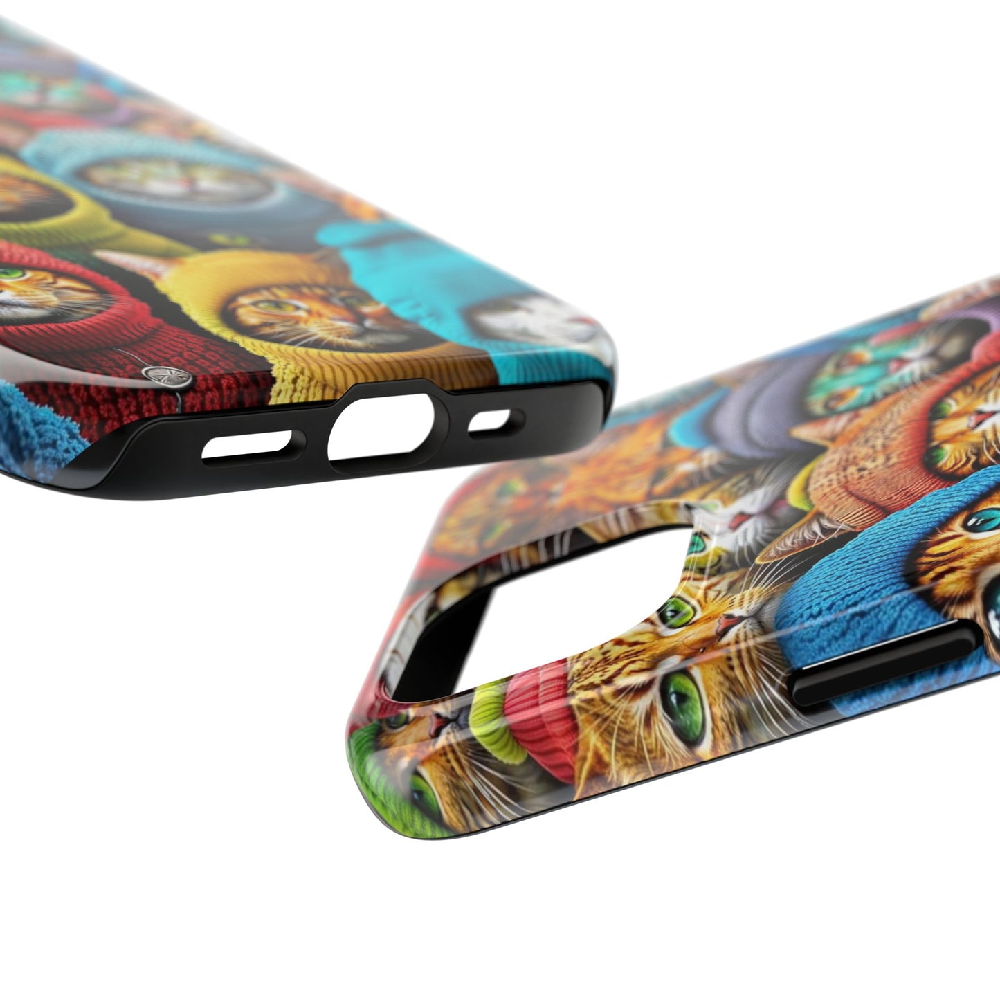 "Cool Cats Tough Phone Case – Stylish & Durable Protective Cover for iPhone & Android"