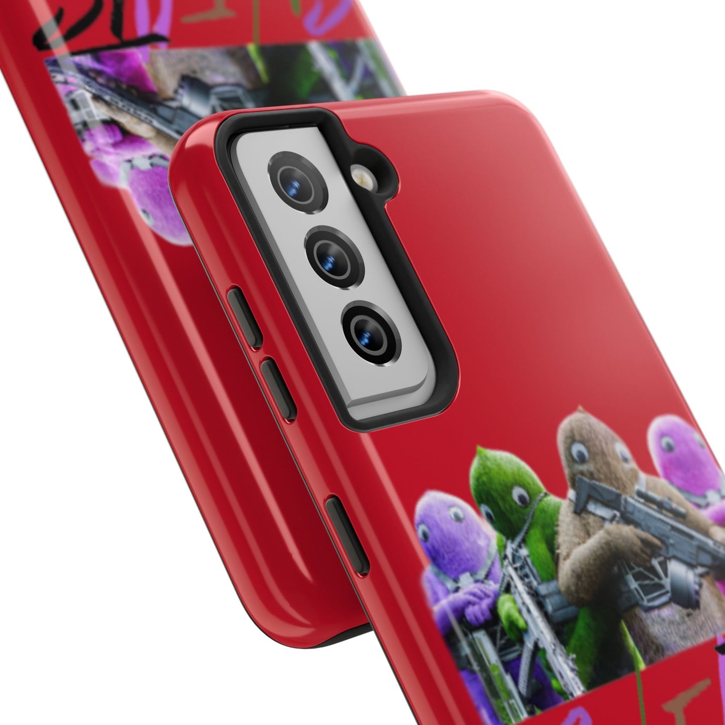Cool Cartoon-Inspired Tough Phone Case - 'SWEATS'