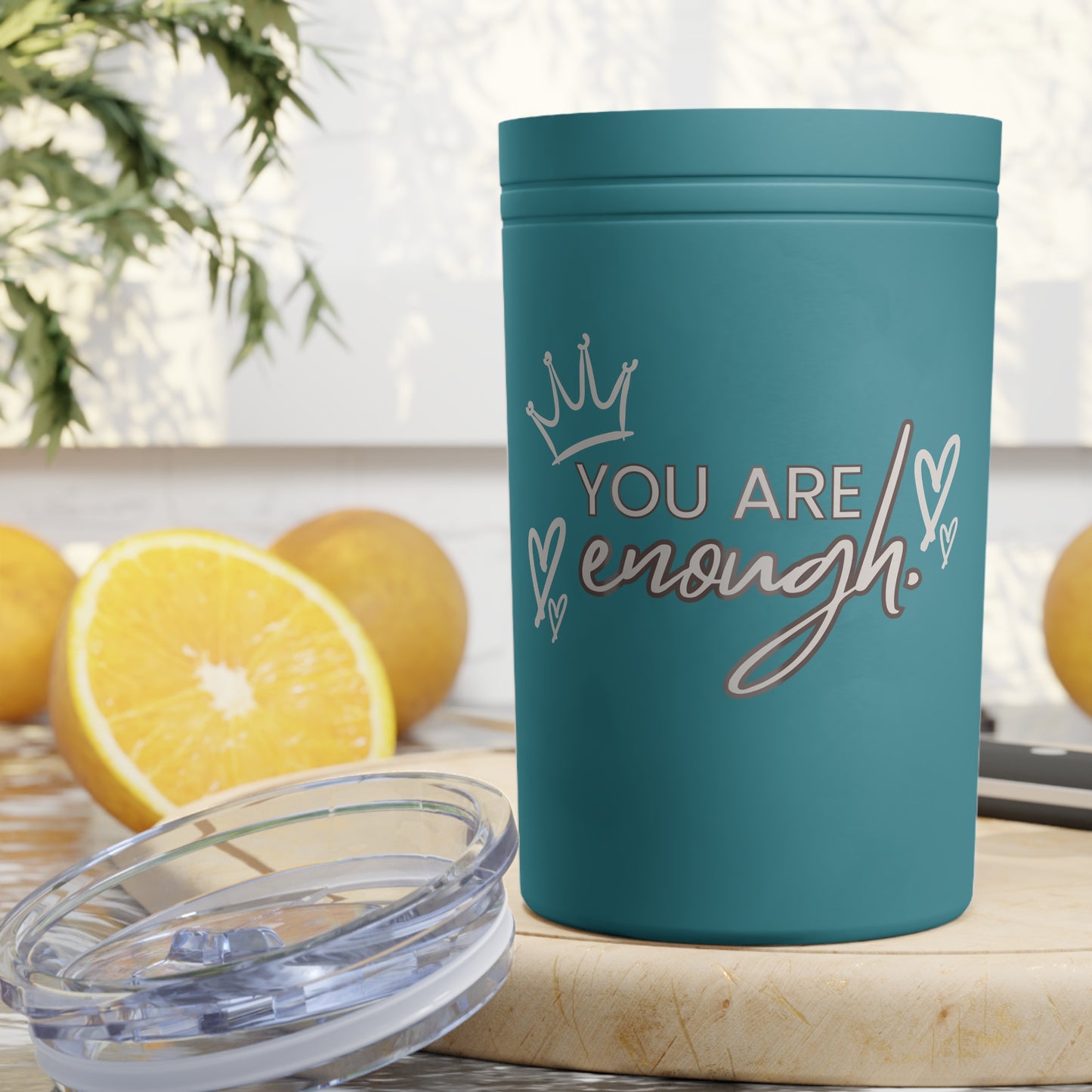 Motivational 11oz Insulated Tumbler - 'You Are Enough' | Perfect for Mom Gifts & Daily Inspiration 💖🌟
