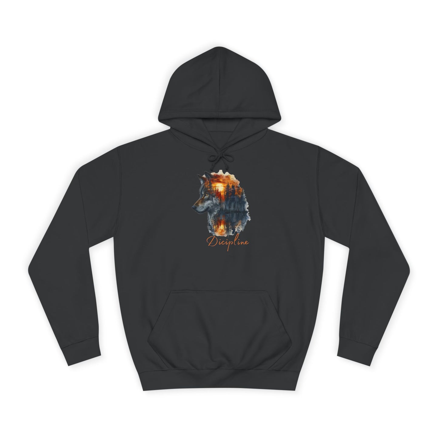 Neon Storm Wild Wolf Graphic Pullover – Multicolor Men’s Streetwear Sweatshirt