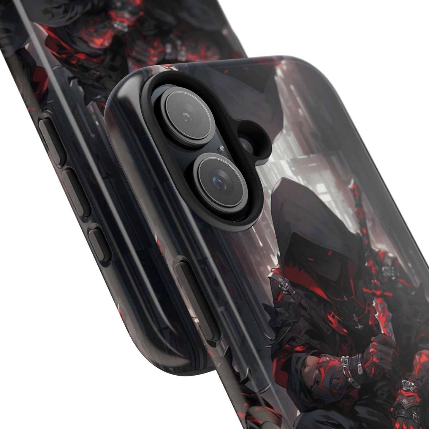 🖤 Tough Phone Case – Dark Warrior Design for Gamers & Anime Fans – Durable Protection & Unique Style for iPhone & Android