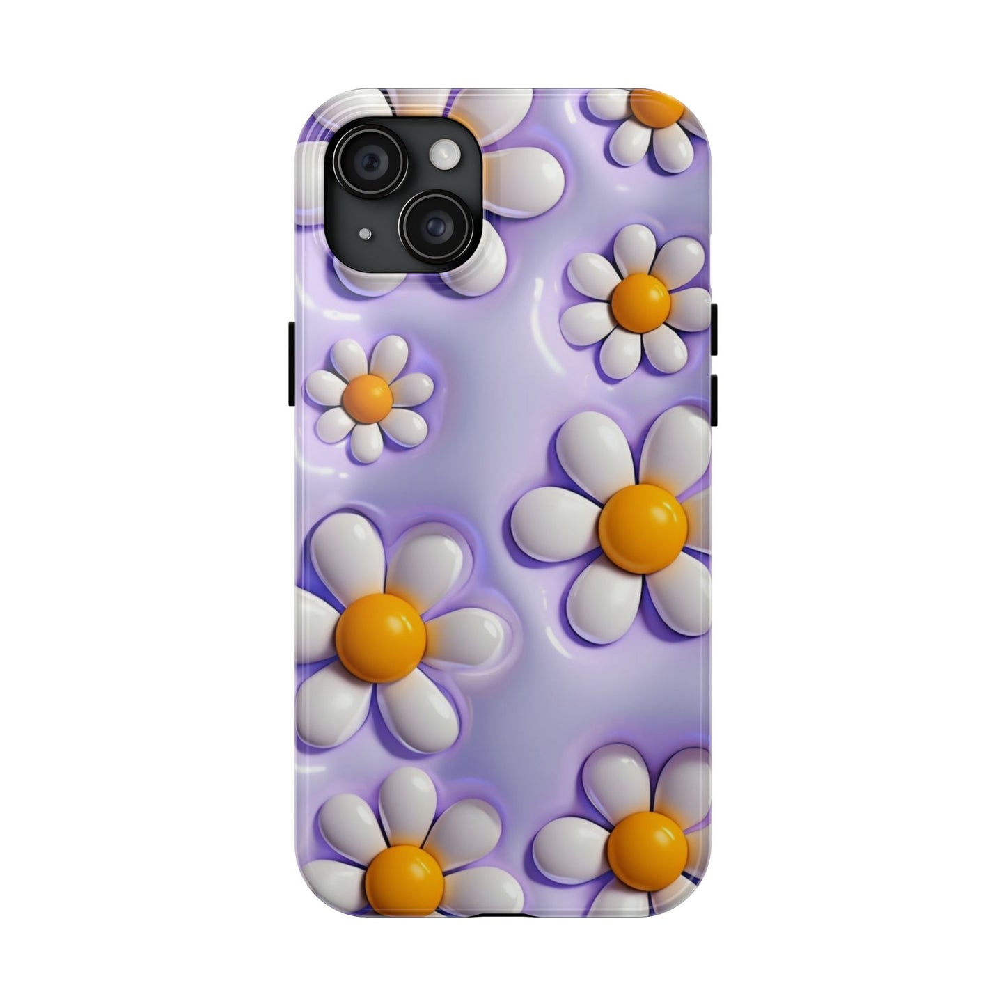πΌ Floral Tough Phone Case β Vibrant Daisy Spring Design, for iPhones & Androids