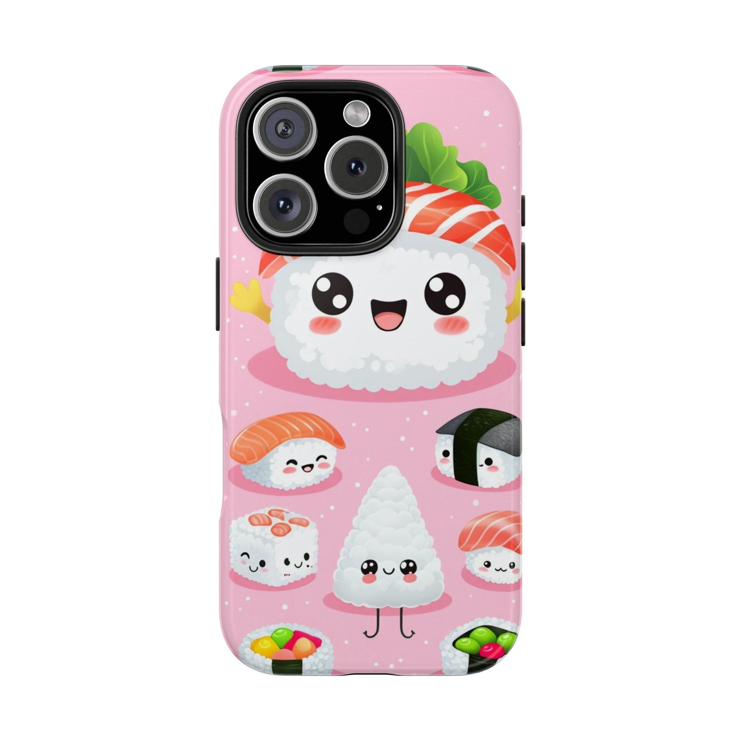 Adorable Sushi Tough Phone Case | Cute Kawaii Design for Food Lovers