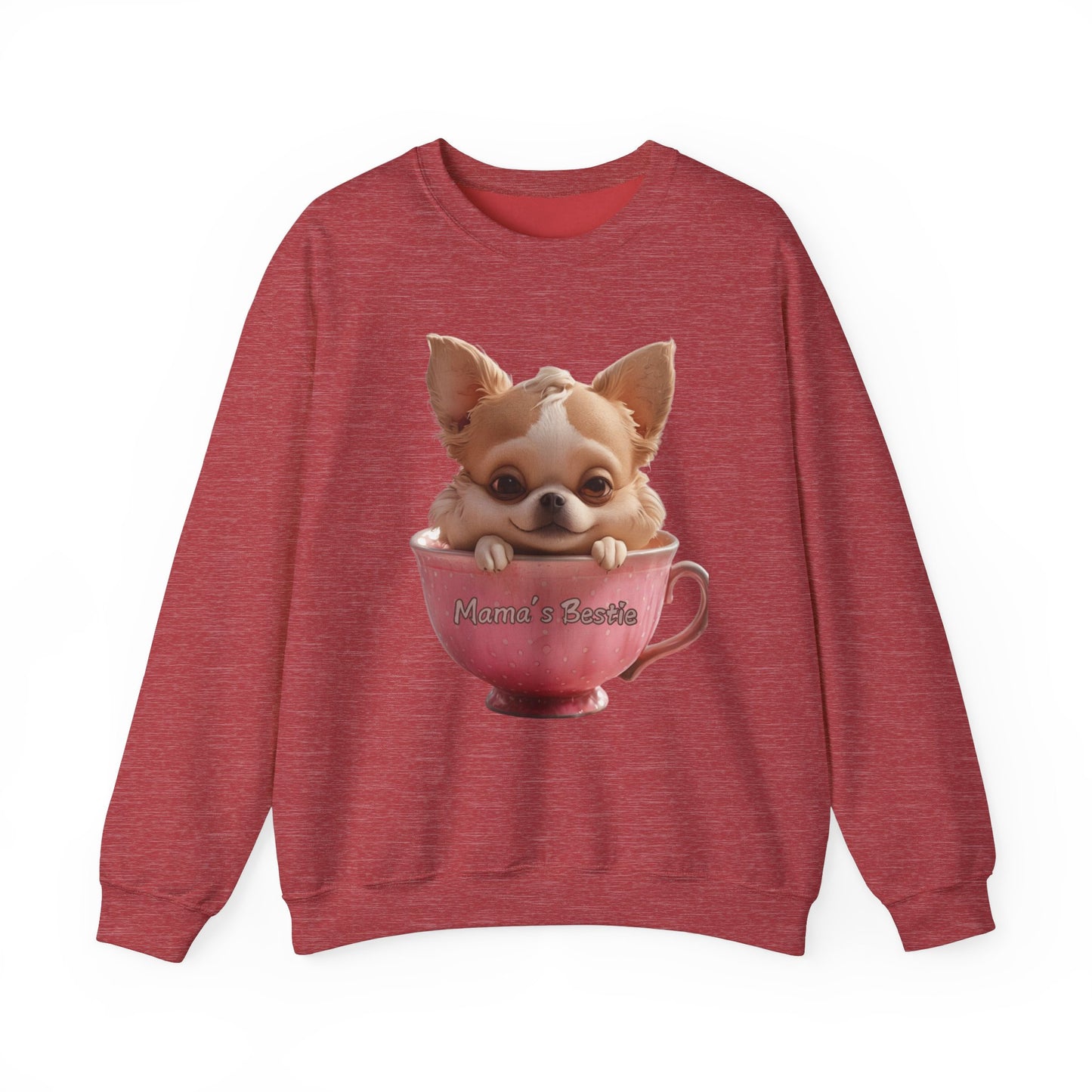 🐶 Cute Dog "Mama’s Bestie" Sweater – Cozy & Stylish for Dog Lovers! 🐶