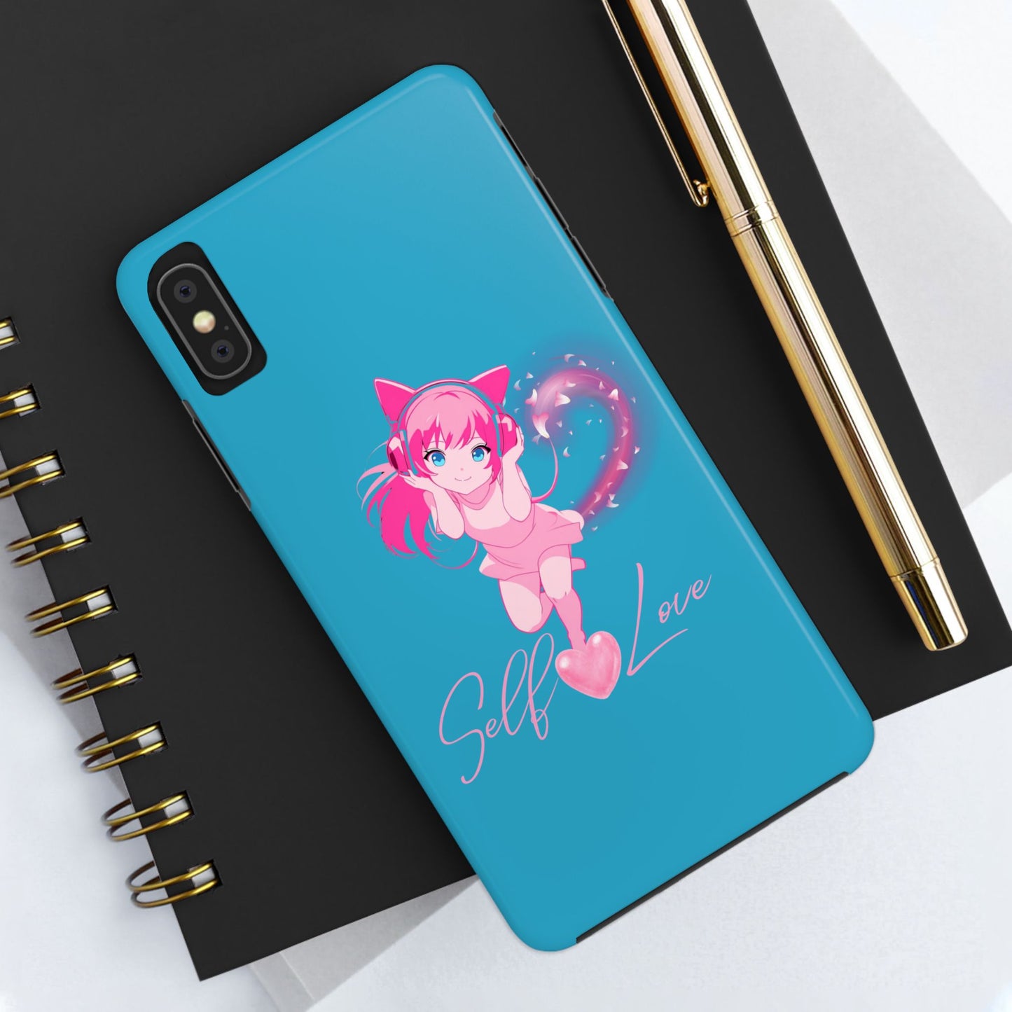 Self Love Tough Phone Case for Anime Lovers