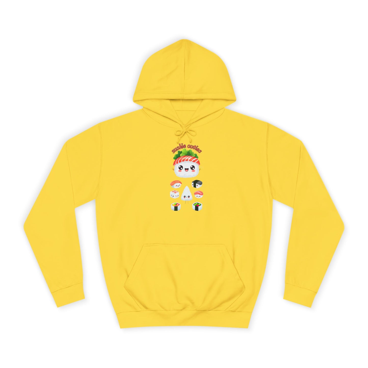 π£ Cute Sushi Characters White Sweater β Cozy & Fun for Men & Women! π£