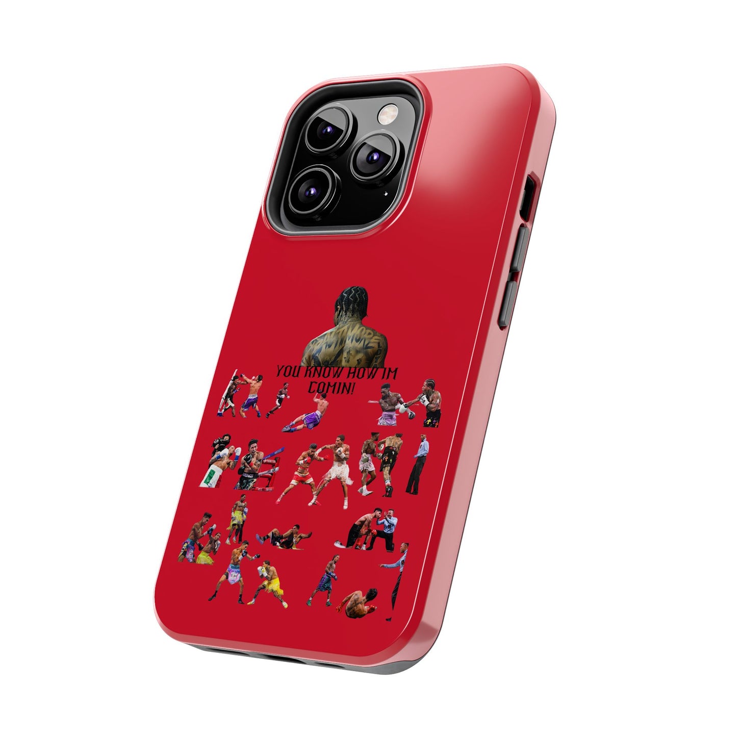 Phone case- You Know How I'm Comin' Tough Phone Case - Durable Protection