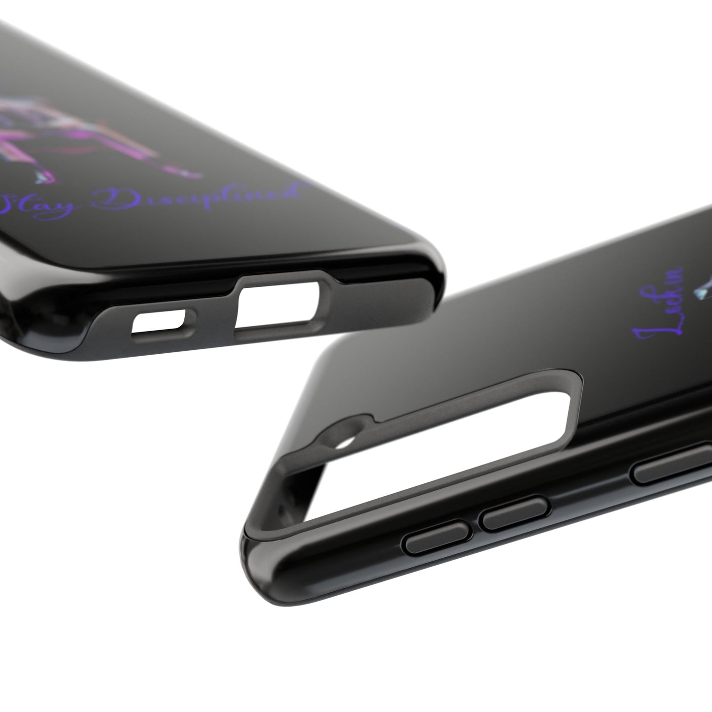 Phone case- Lock In, Stay DIsciplined Tough Phone Case - Durable Protection