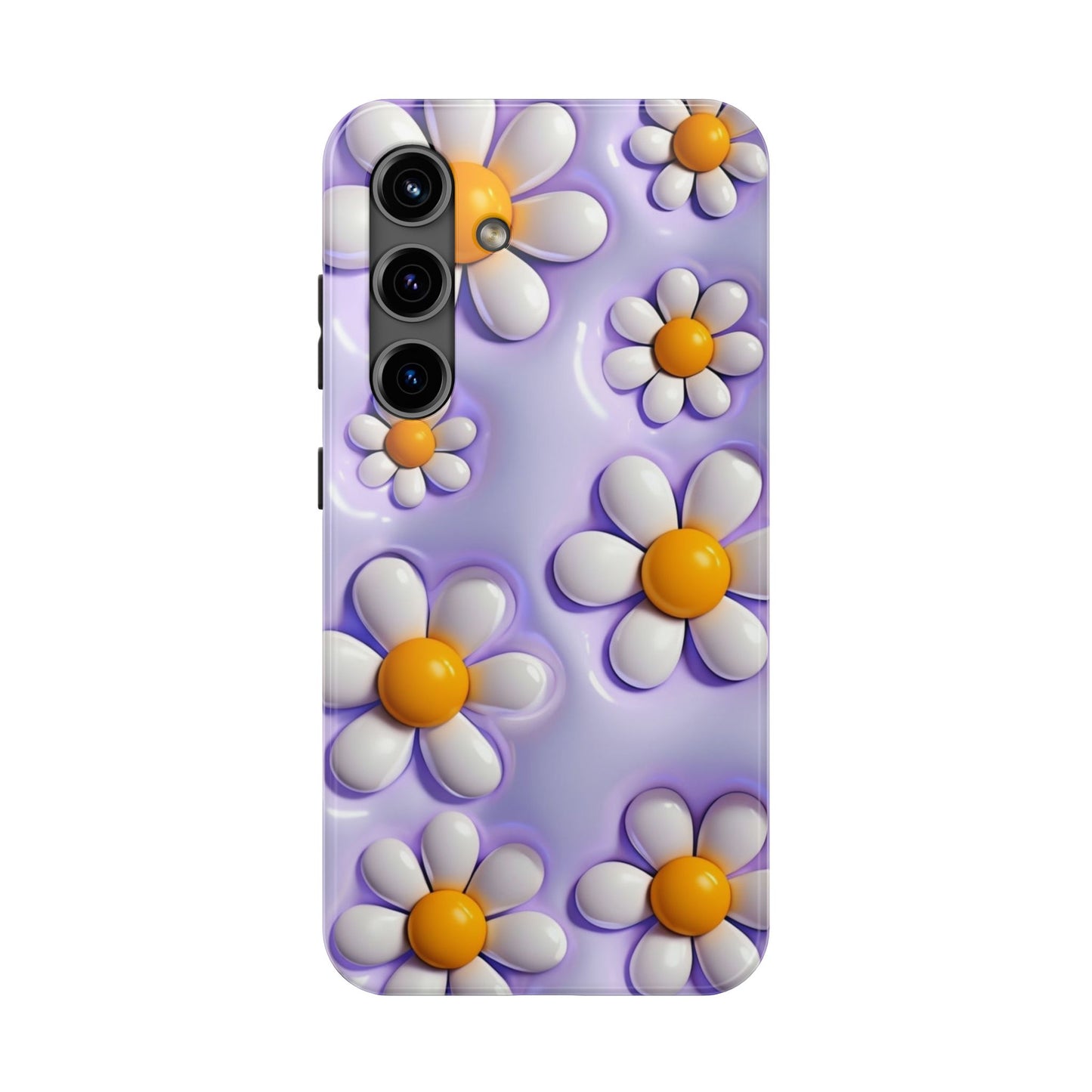 πΌ Floral Tough Phone Case β Vibrant Daisy Spring Design, for iPhones & Androids