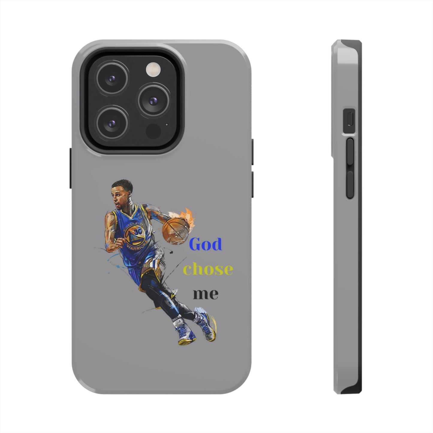 Phone case- God Chose Me Tough Phone Case - Durable Protection