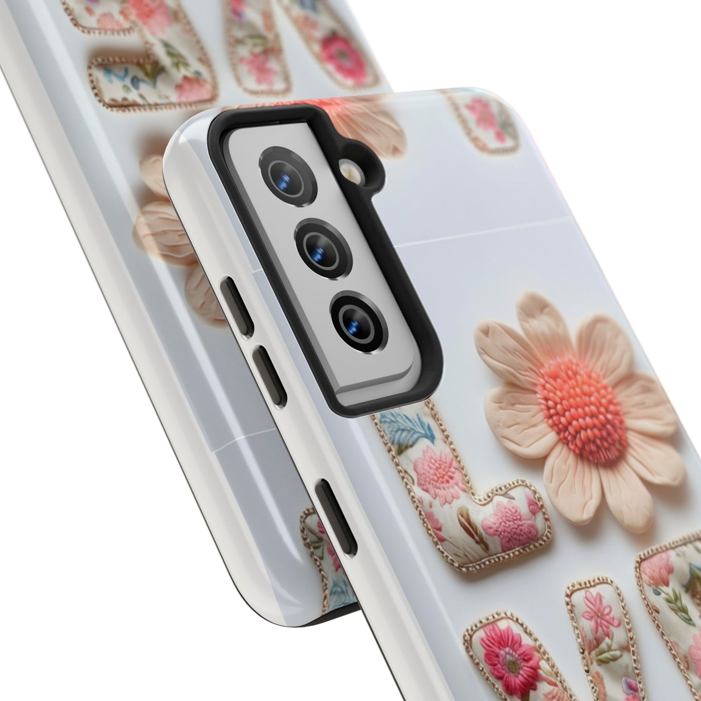 Floral 'Love Yourself' Tough Phone Case