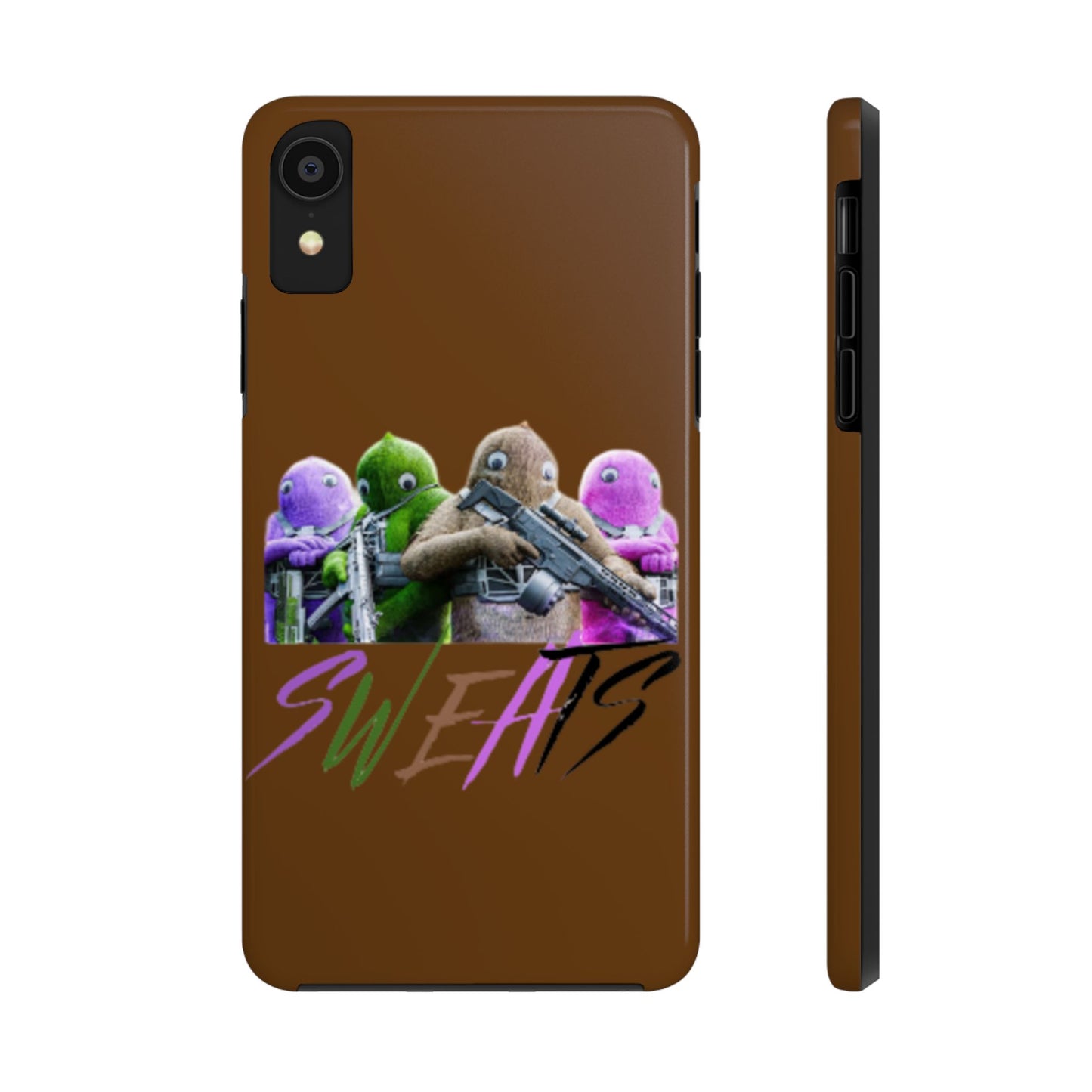 Cool Cartoon-Inspired Tough Phone Case - 'SWEATS'