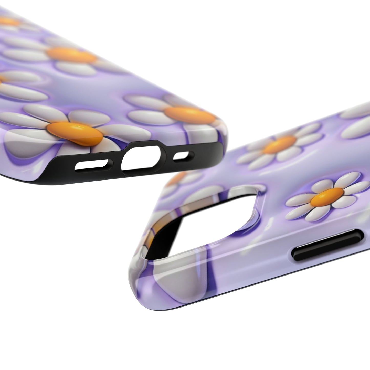 πΌ Floral Tough Phone Case β Vibrant Daisy Spring Design, for iPhones & Androids