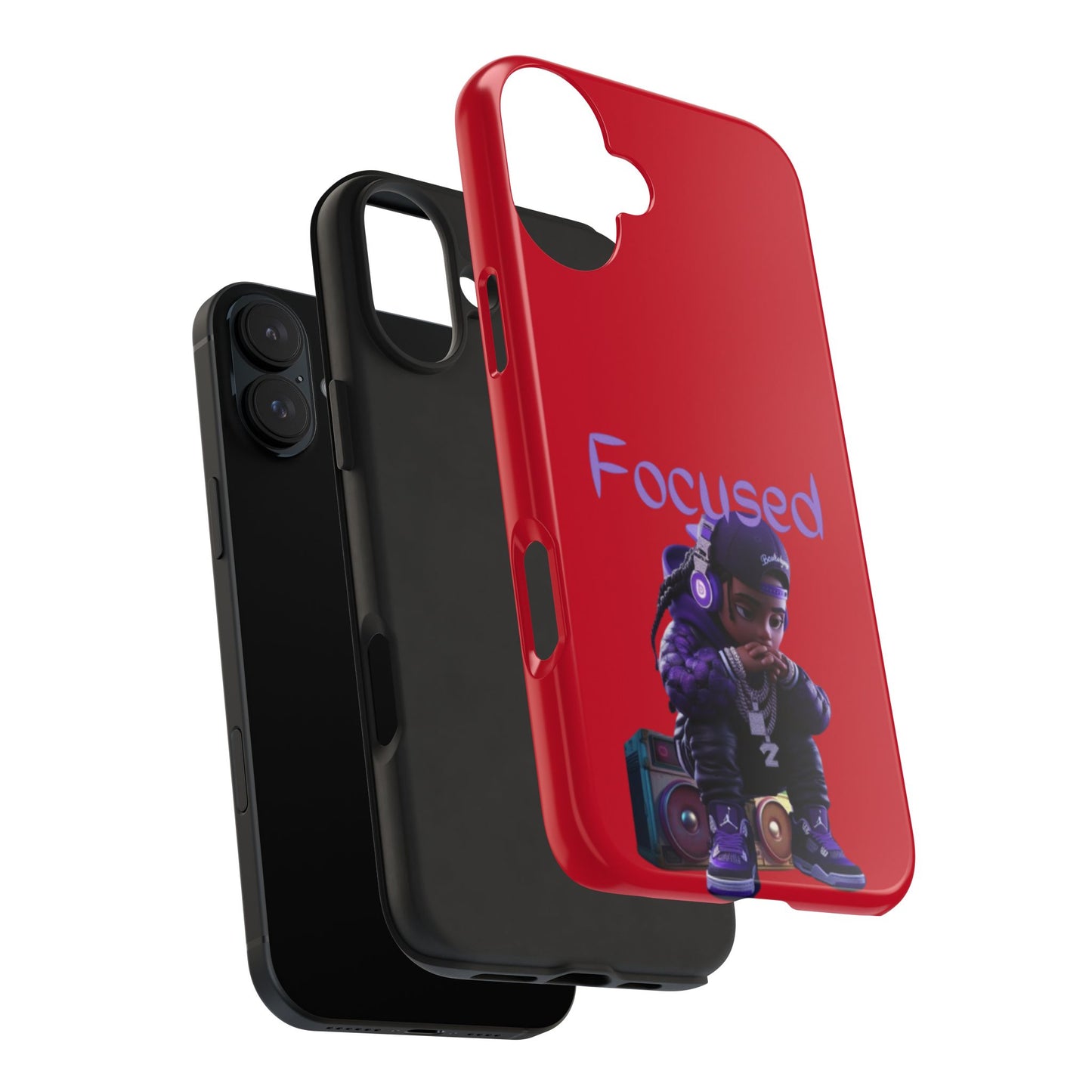 Phone Case- Focused Tough Case- Durable Protection