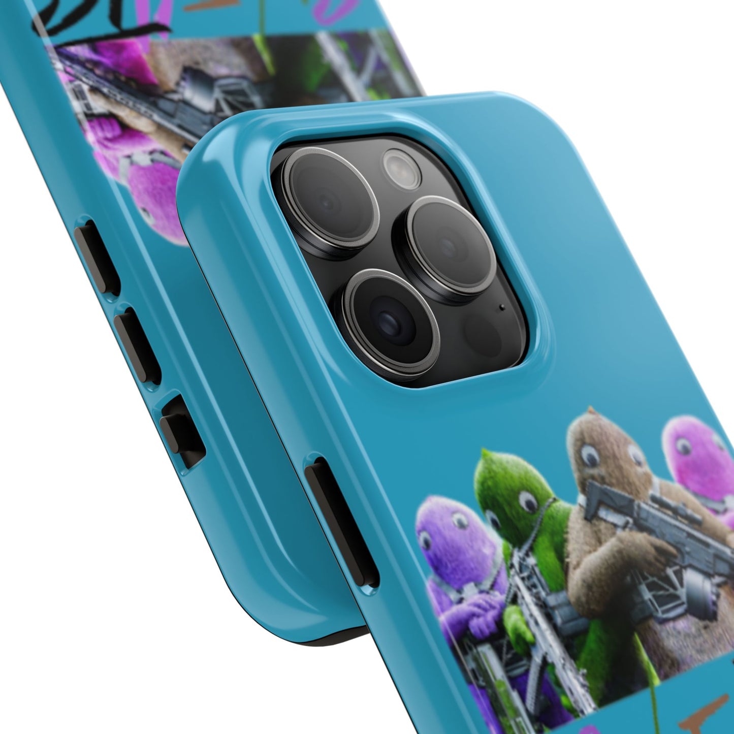 Cool Cartoon-Inspired Tough Phone Case - 'SWEATS'