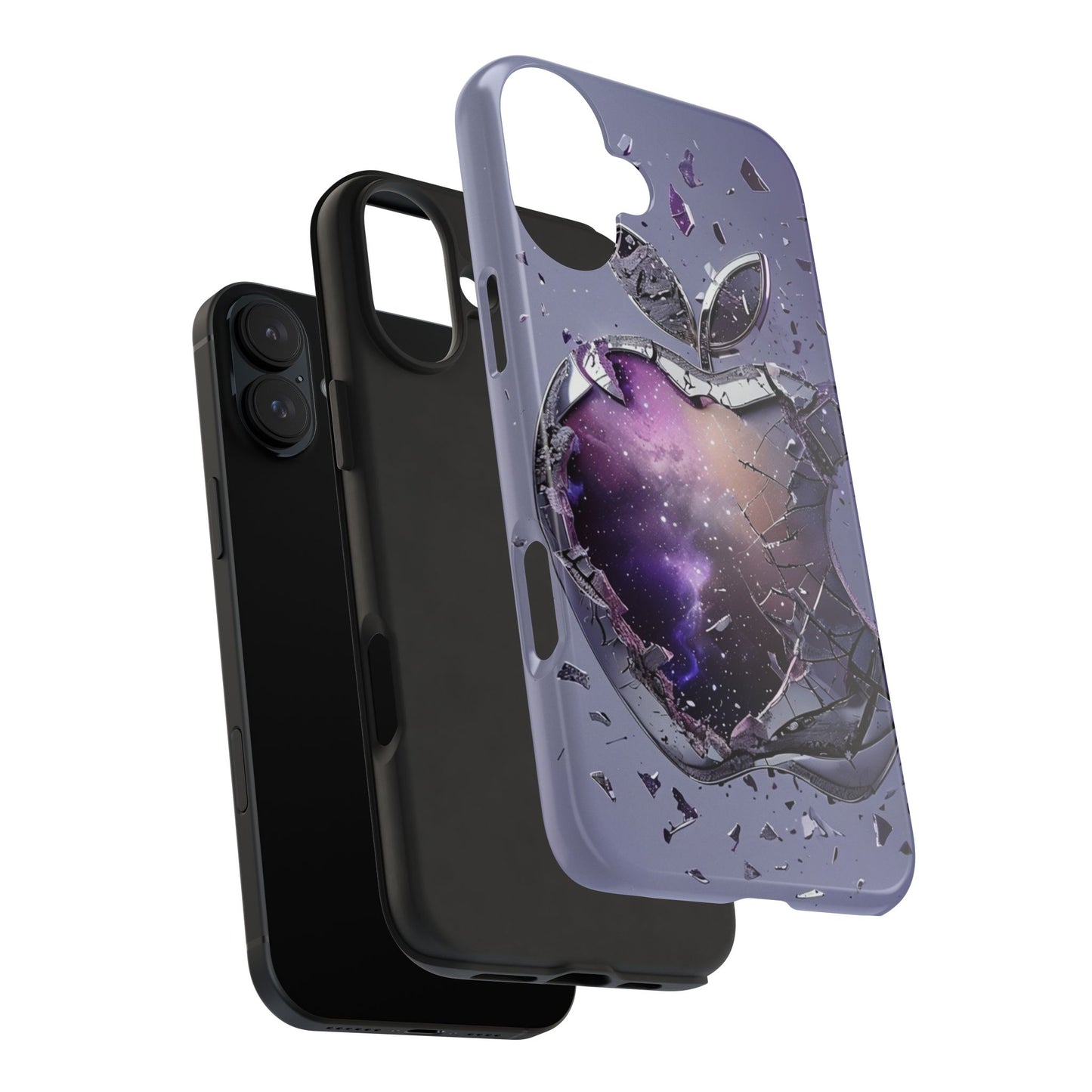 π Rustic Purple Apple Tough Phone Case β Durable Protection for iPhones