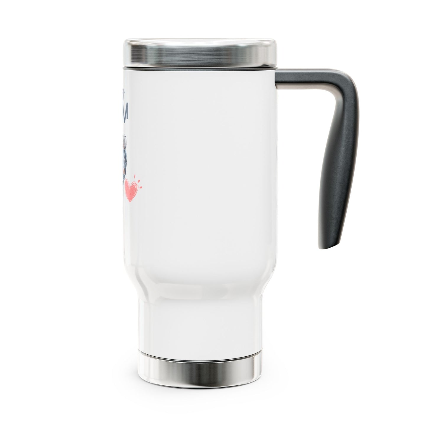 Super Mom Stainless Steel Mug - 14oz Coffee Cup with Handle | Gift for Mothers 💪☕️