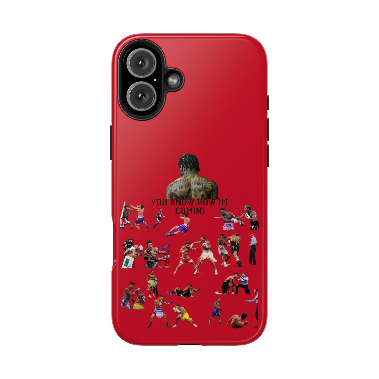 Phone case- You Know How I'm Comin' Tough Phone Case - Durable Protection