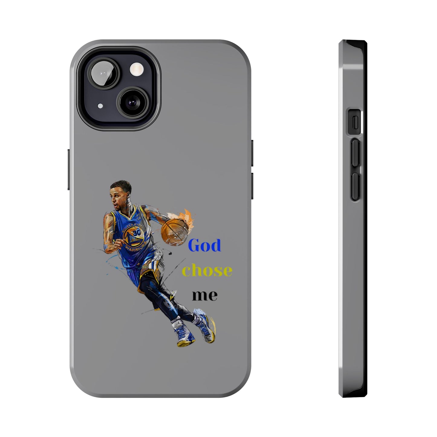 Phone case- God Chose Me Tough Phone Case - Durable Protection