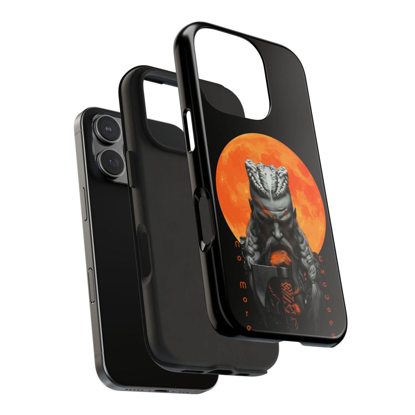 π₯ Warrior Spirit Tough Phone Case β No More Excuses Design for iPhone & Android β Empowerment & Protection