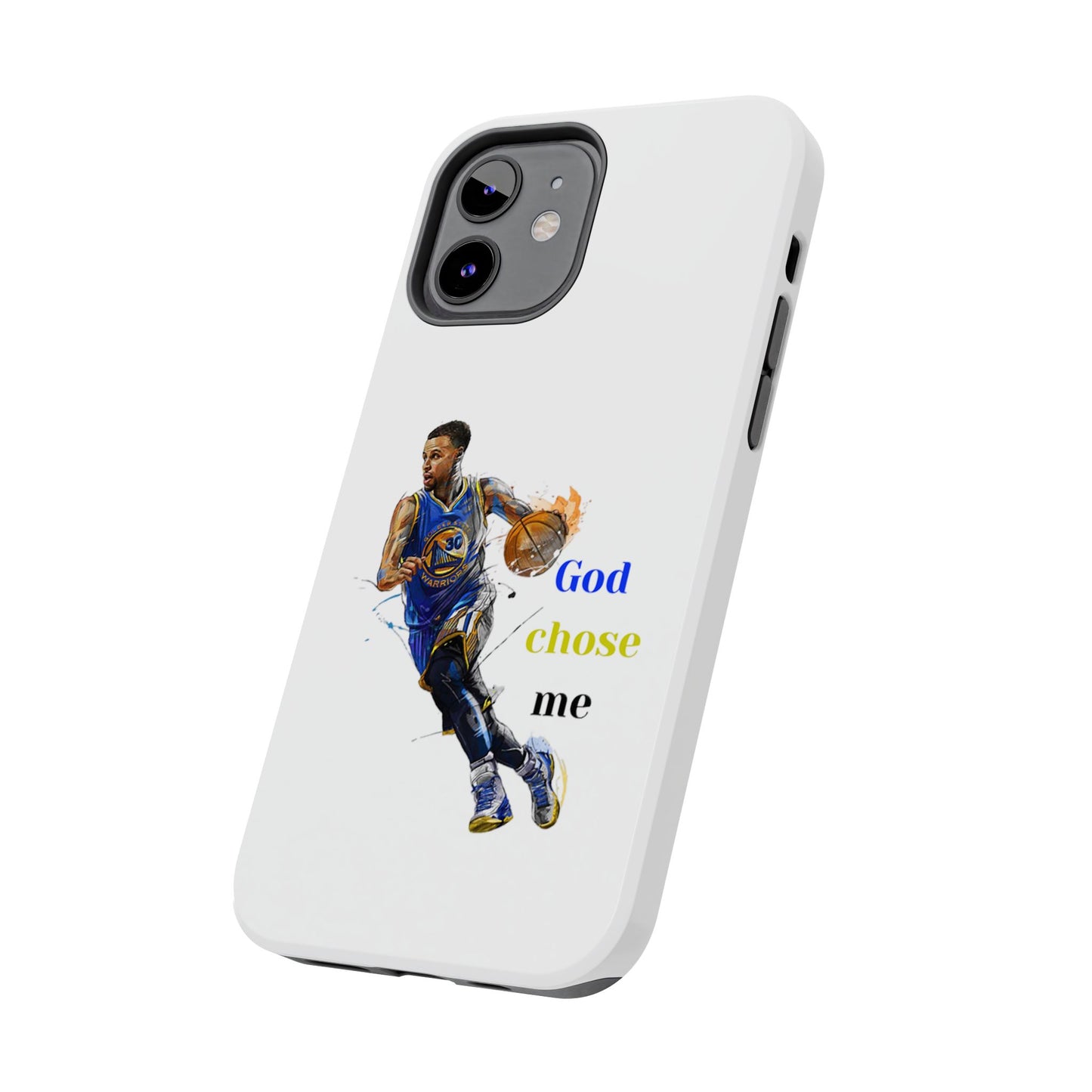 Phone case- God Chose Me Tough Phone Case - Durable Protection