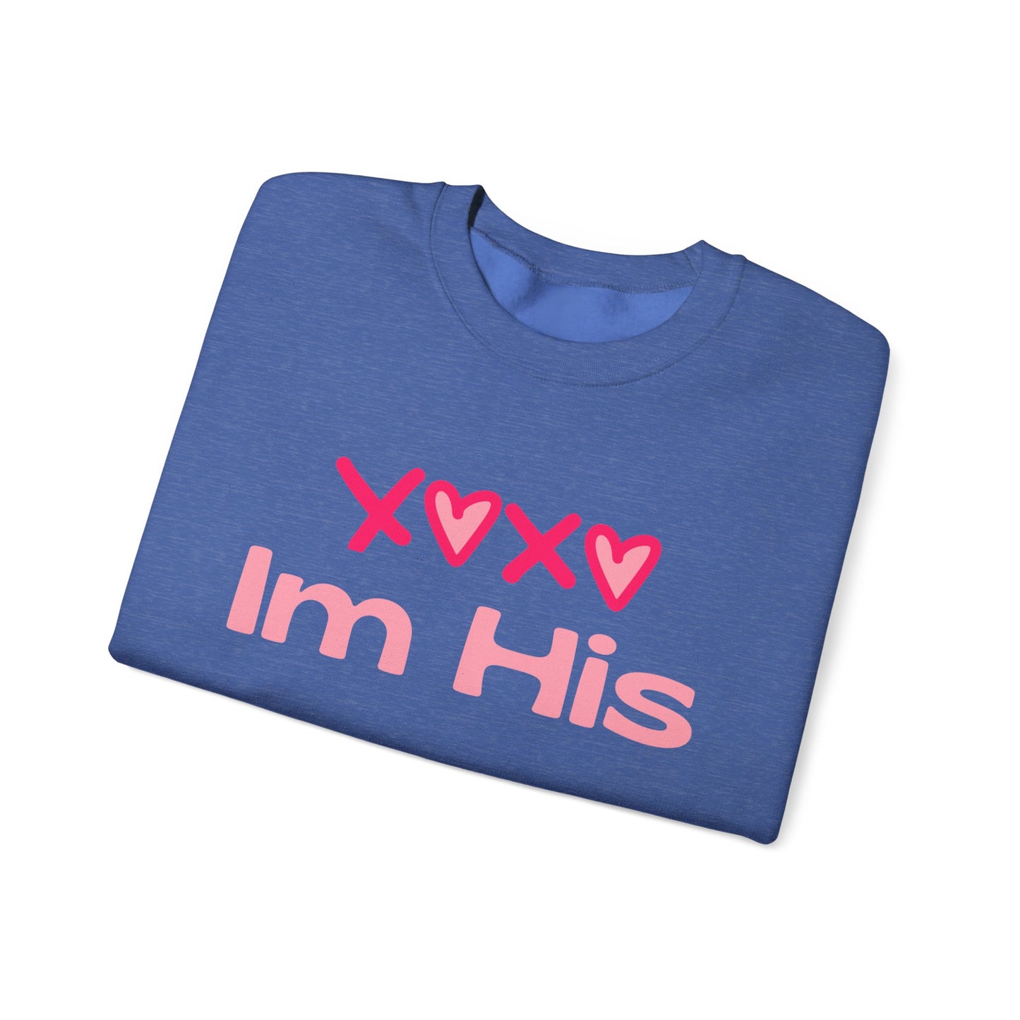 Cotton Blush XOXO Sweatshirt for Women – I’m His Romantic Everyday Lovewear