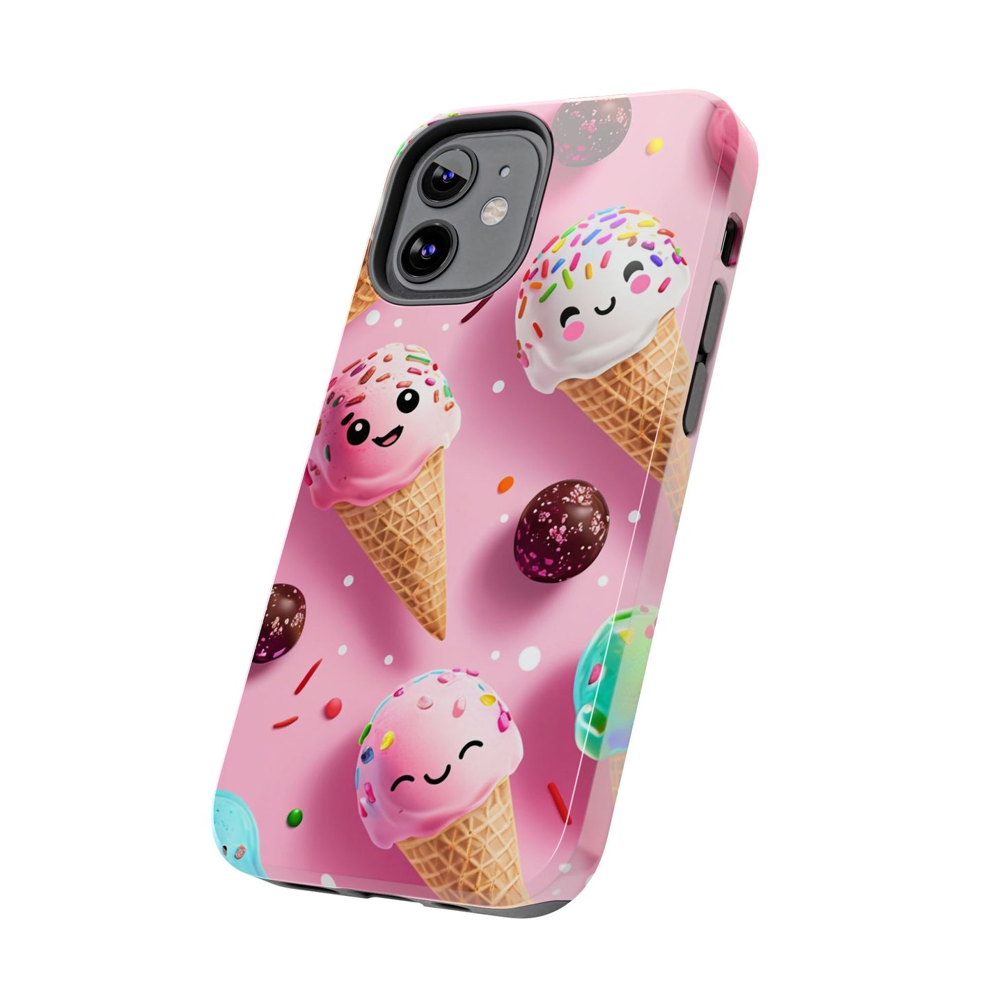 Tough Phone Cases Cute Ice Cream Design