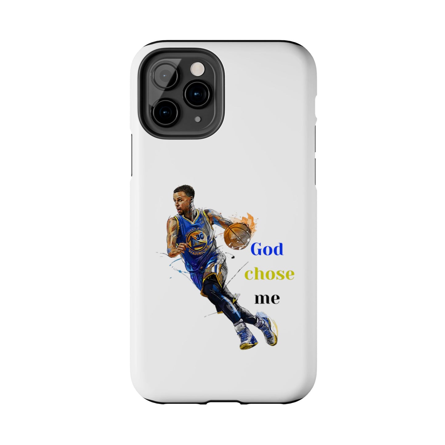 Phone case- God Chose Me Tough Phone Case - Durable Protection