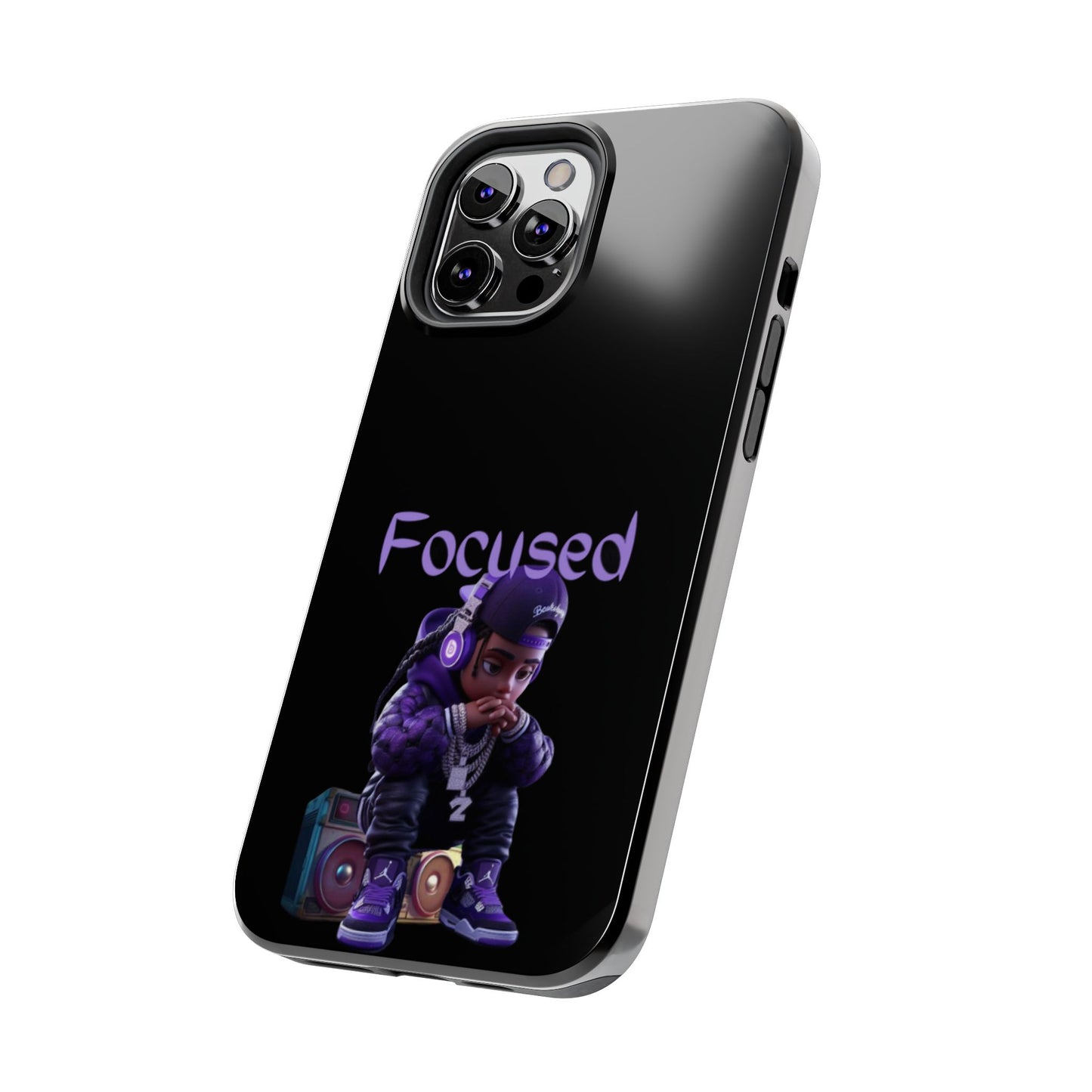 Phone case- Focused Tough Phone Case - Durable Protection