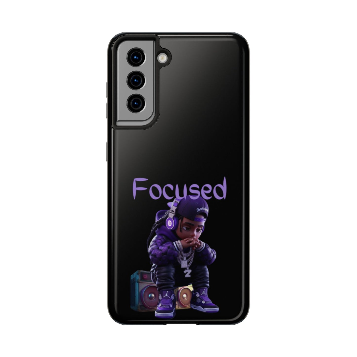 Phone case- Focused Tough Phone Case - Durable Protection
