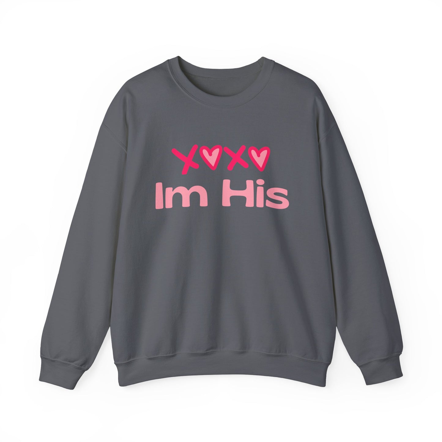 Cotton Blush XOXO Sweatshirt for Women – I’m His Romantic Everyday Lovewear