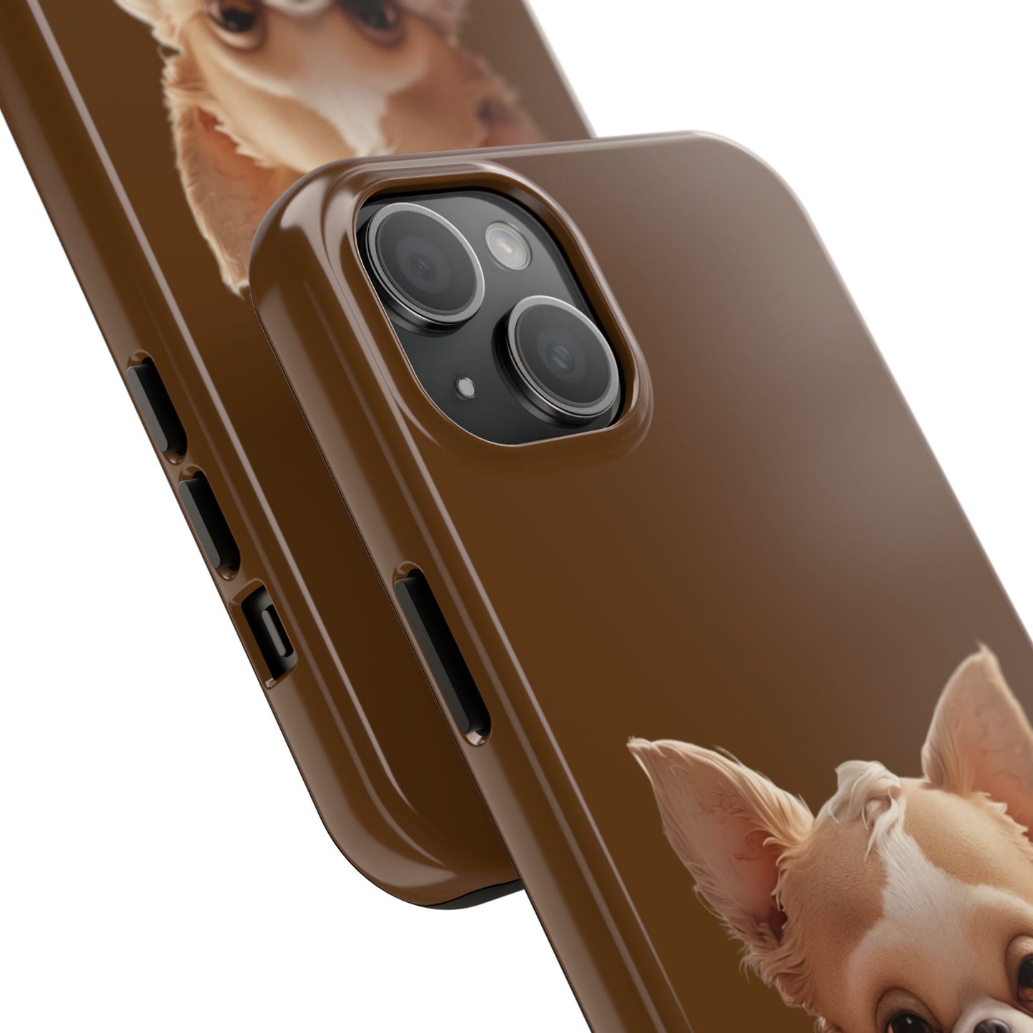 Cute Chihuahua Tough Phone Case - 'Mama's Bestie' Design