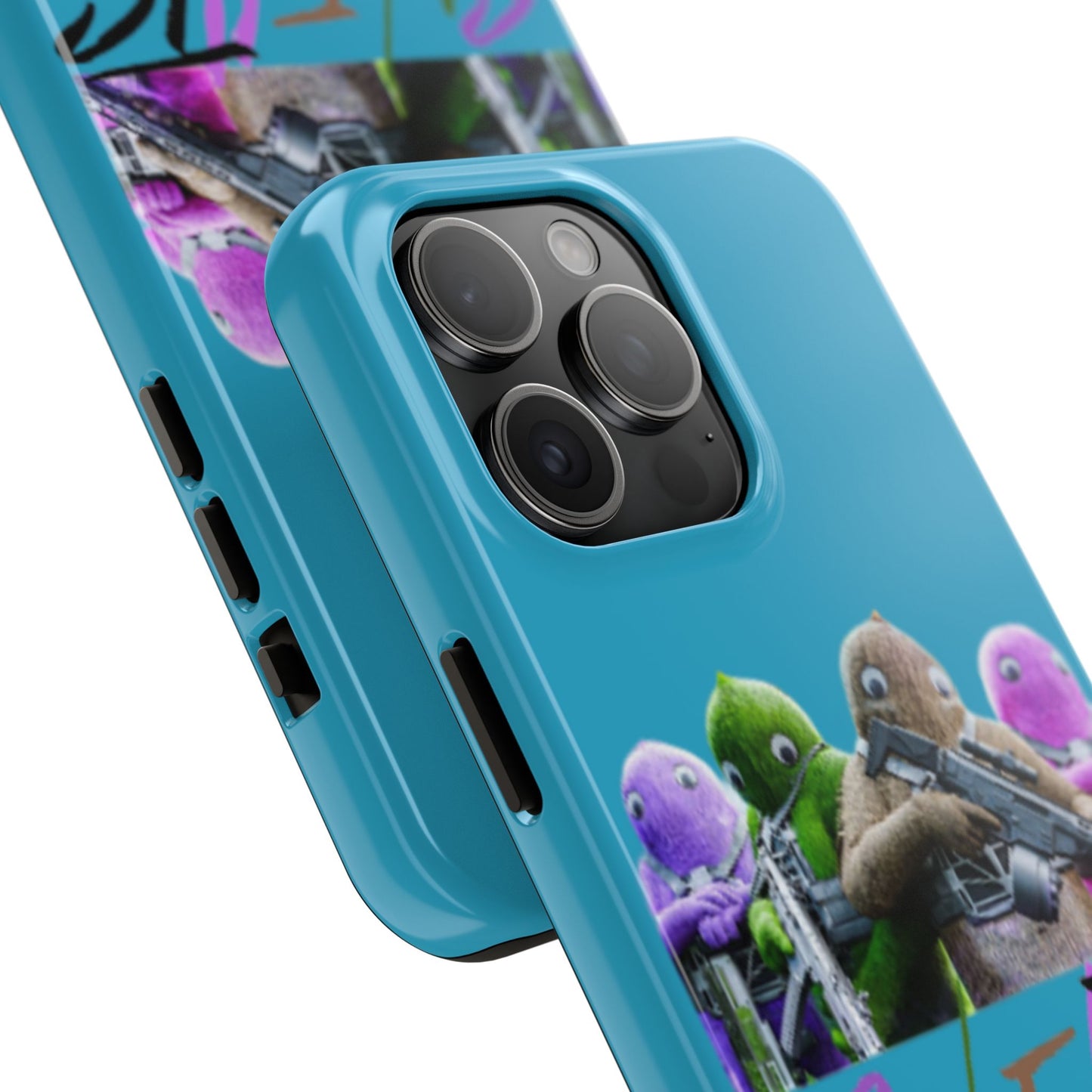 Cool Cartoon-Inspired Tough Phone Case - 'SWEATS'
