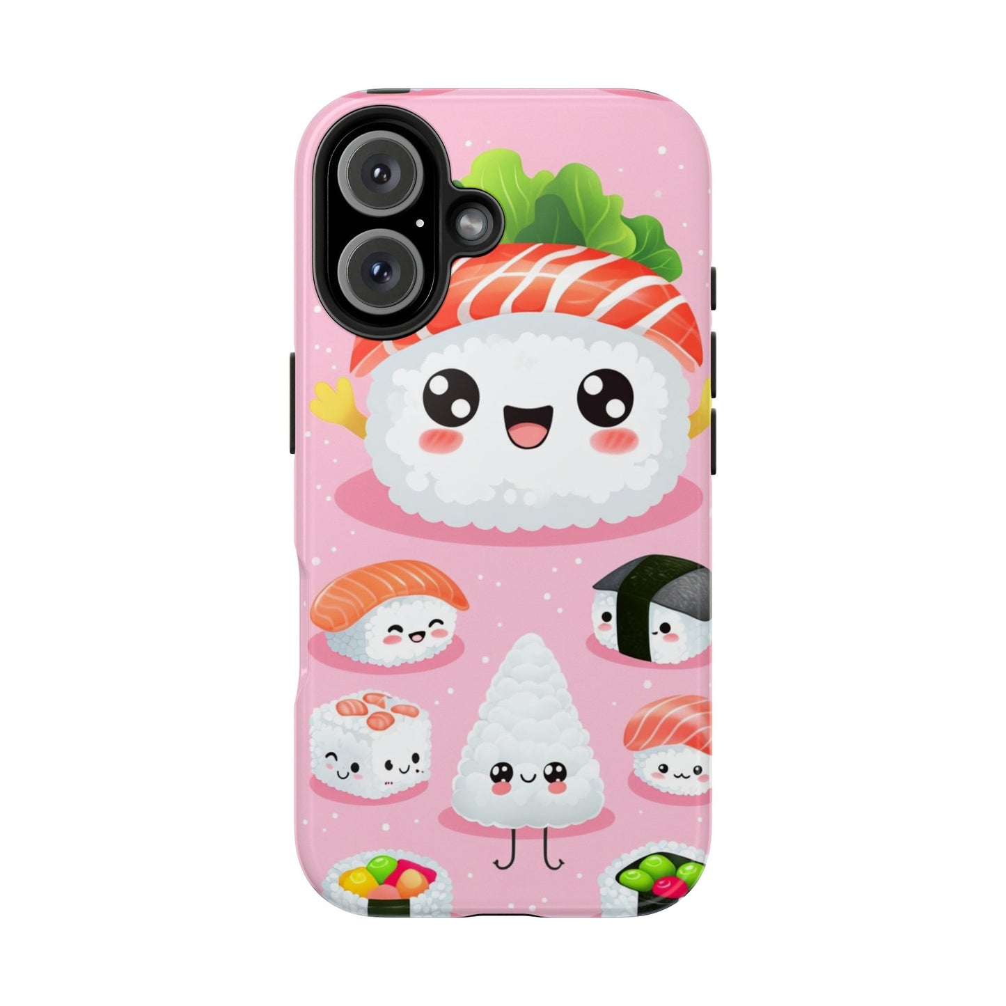 Adorable Sushi Tough Phone Case | Cute Kawaii Design for Food Lovers