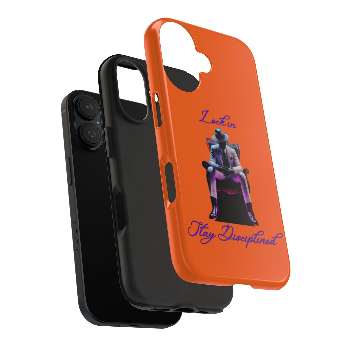 Phone case- Lock In, Stay discipline Tough Phone Case - Durable Protection