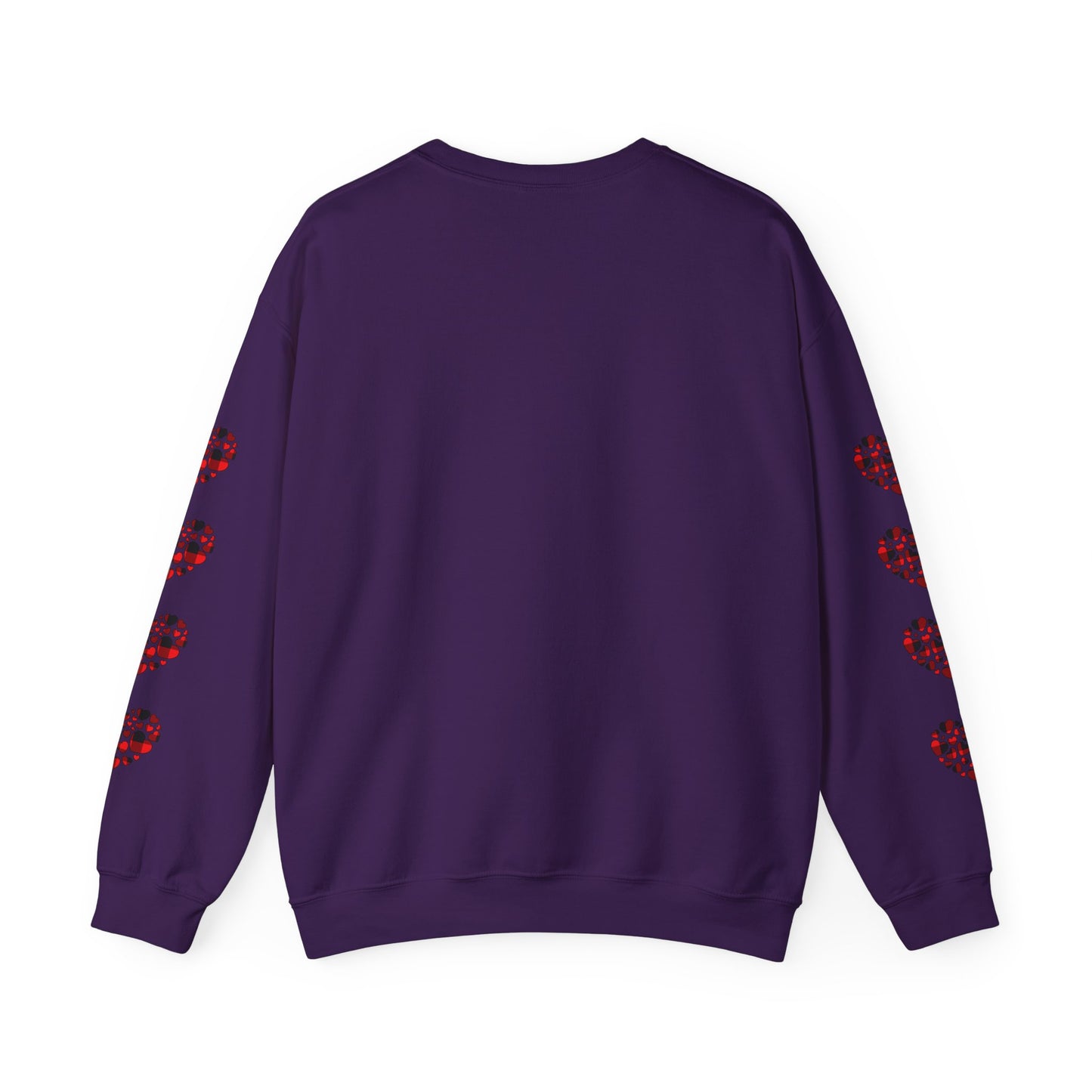Pearl White Hearts Sweatshirt for Women – Romantic Cozy Love-Inspired Pullover