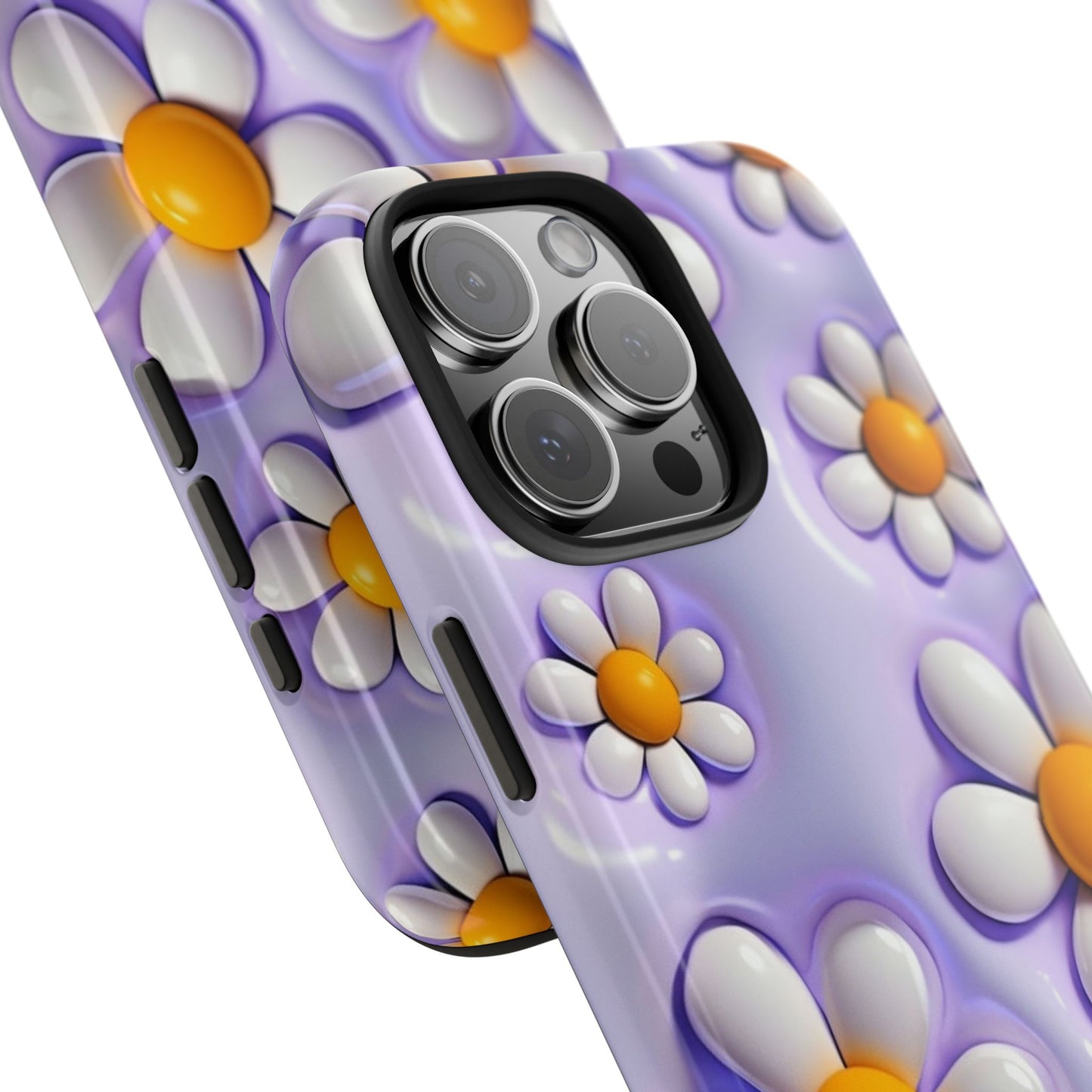 πΌ Floral Tough Phone Case β Vibrant Daisy Spring Design, for iPhones & Androids