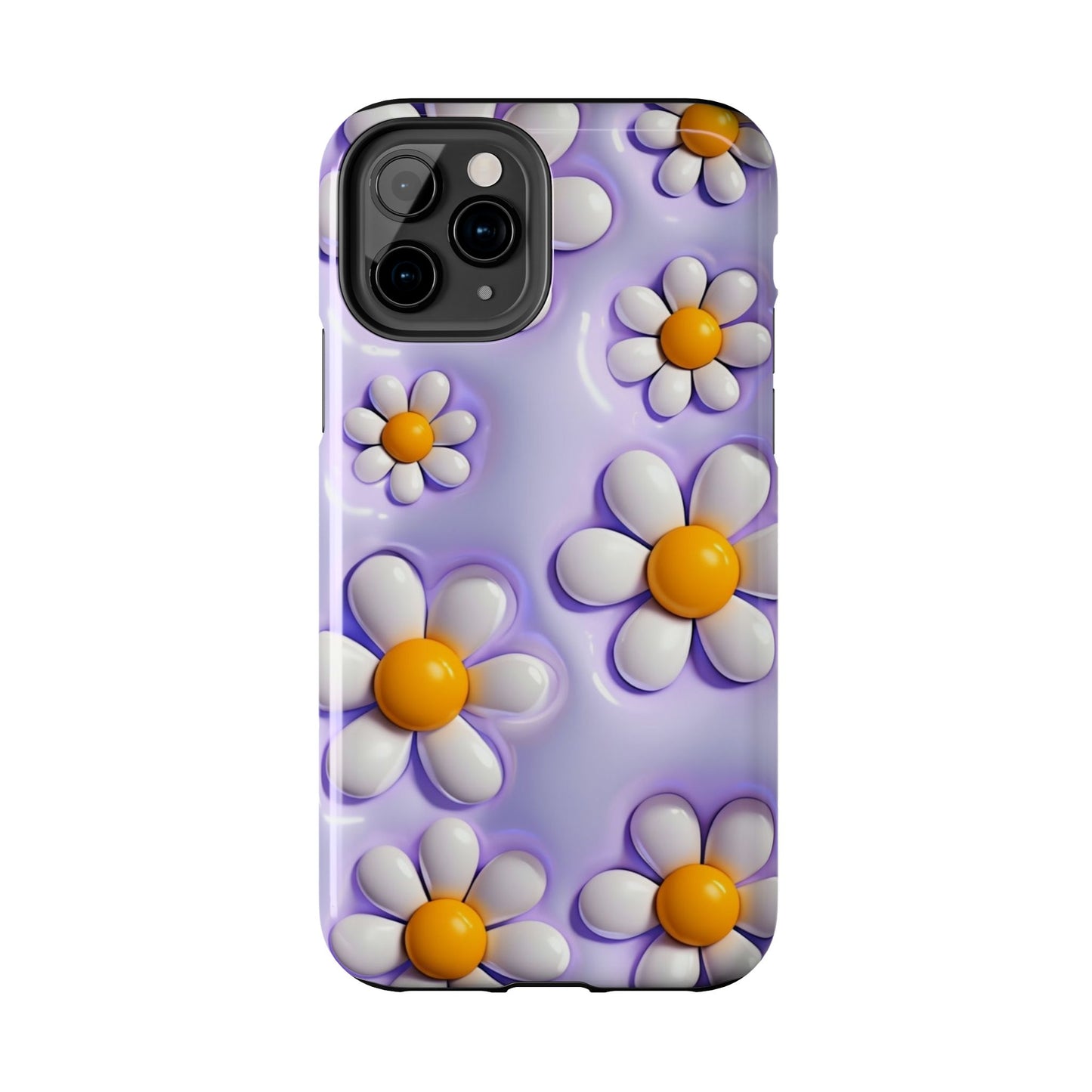 πΌ Floral Tough Phone Case β Vibrant Daisy Spring Design, for iPhones & Androids