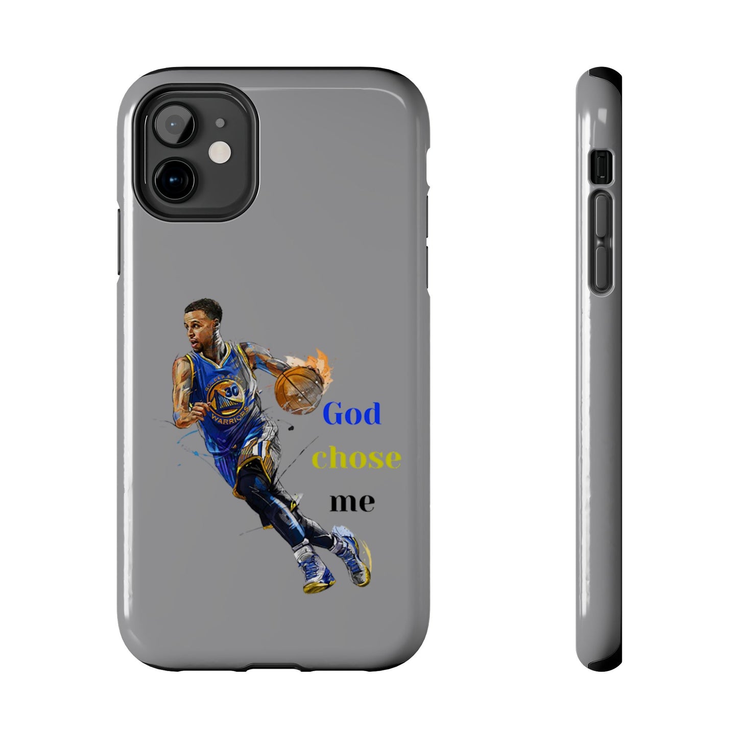 Phone case- God Chose Me Tough Phone Case - Durable Protection