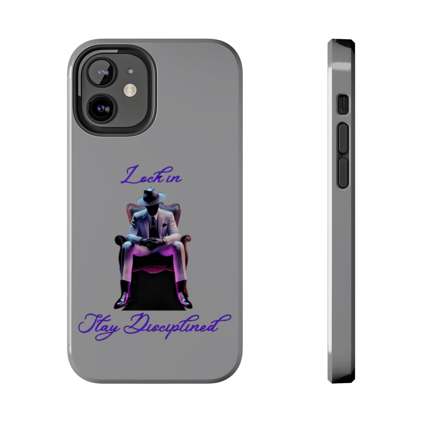Phone case- Lock In, Stay Disciplined Tough Phone Case - Durable Protection