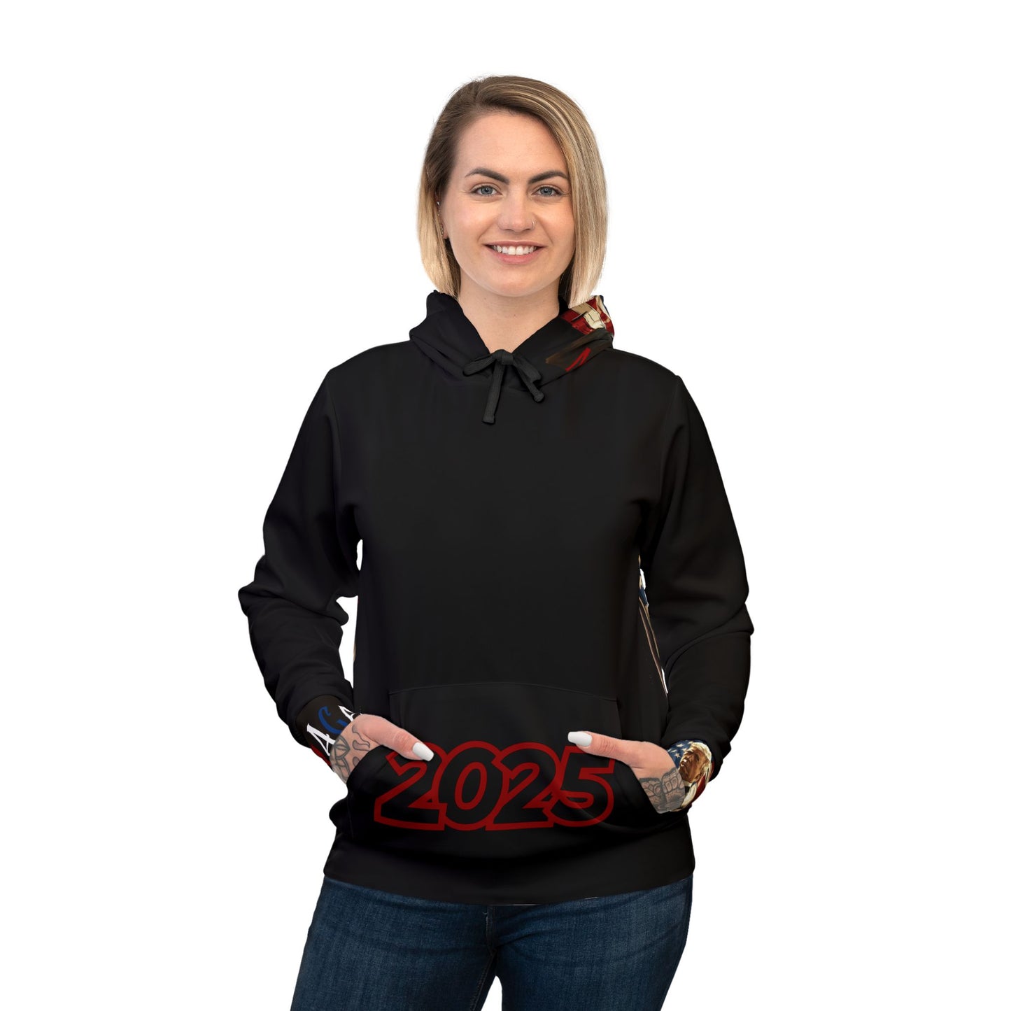 "Trump 2025 Hoodie – Show Your Support with Patriotic Apparel | Men and Women Sizes Available"