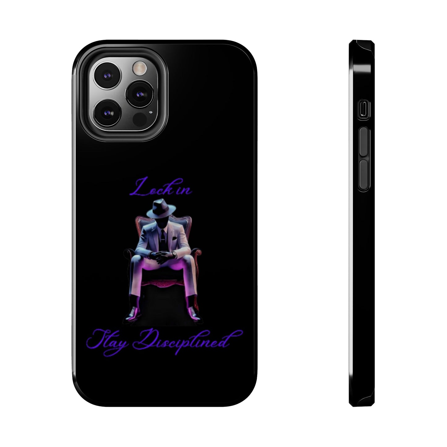 Phone case- Lock In, Stay DIsciplined Tough Phone Case - Durable Protection