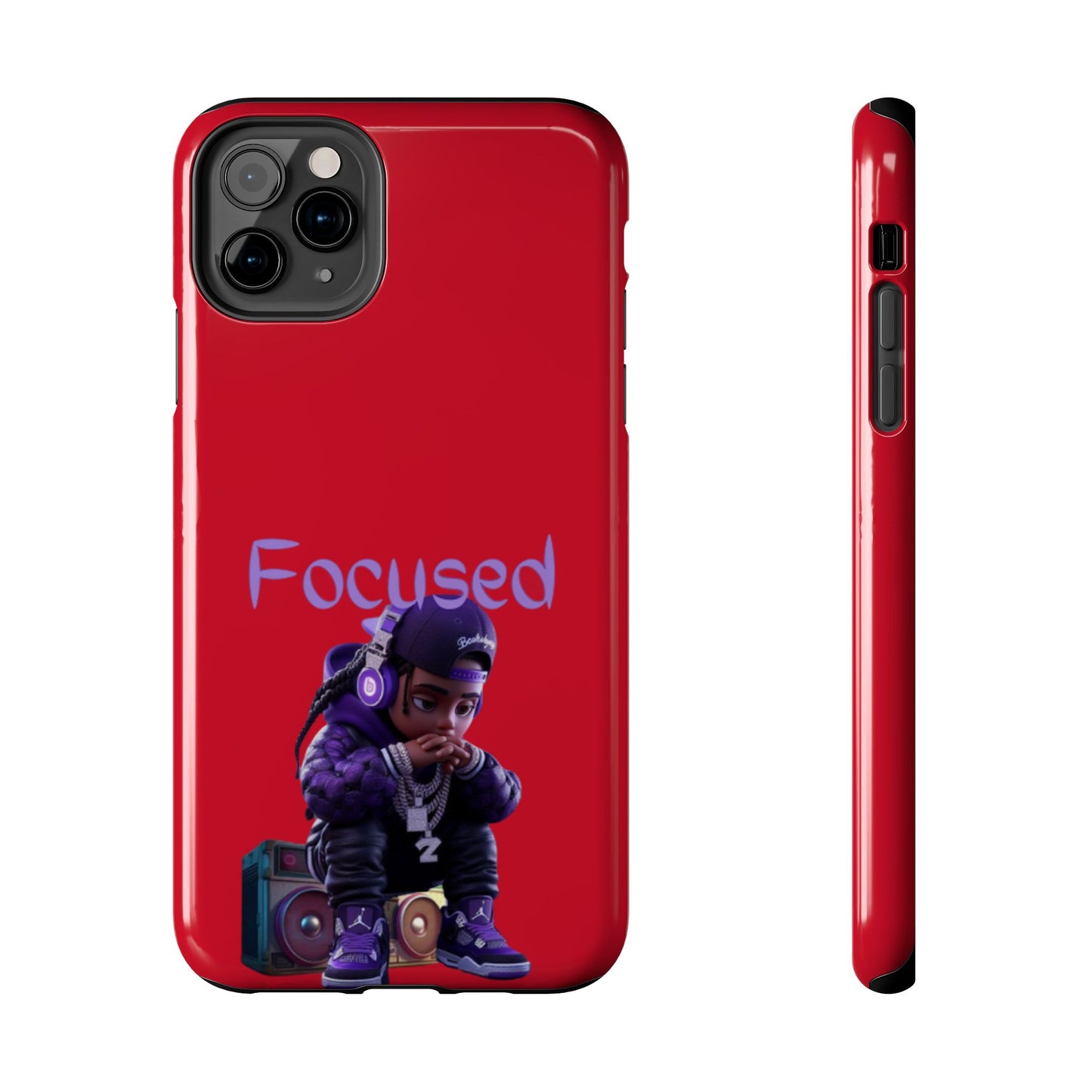 Phone Case- Focused Tough Case- Durable Protection