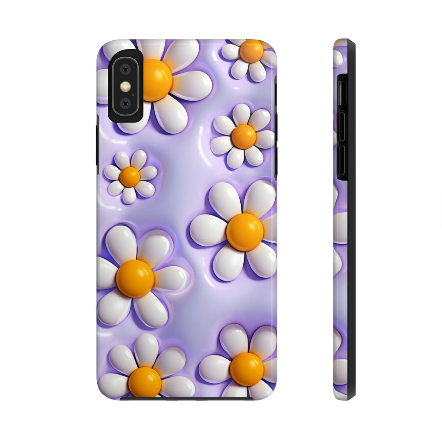 πΌ Floral Tough Phone Case β Vibrant Daisy Spring Design, for iPhones & Androids