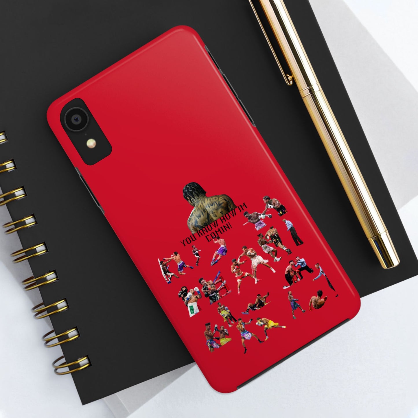 Phone case- You Know How I'm Comin' Tough Phone Case - Durable Protection