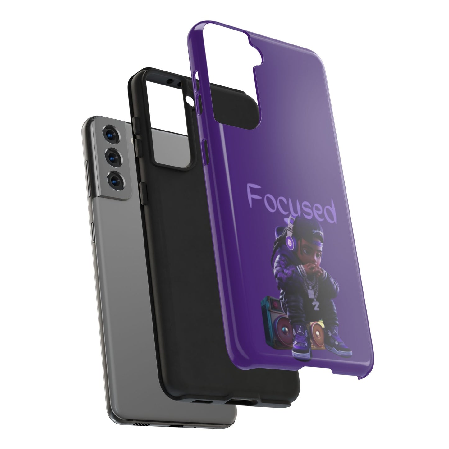 Phone Case- Focused Tough Case- Durable Protection