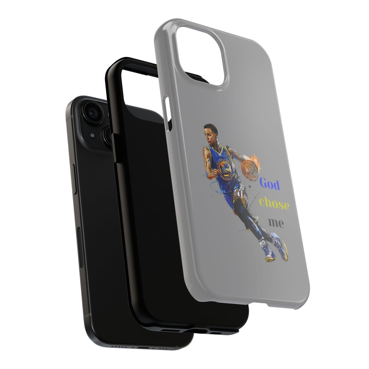 Phone case- God Chose Me Tough Phone Case - Durable Protection