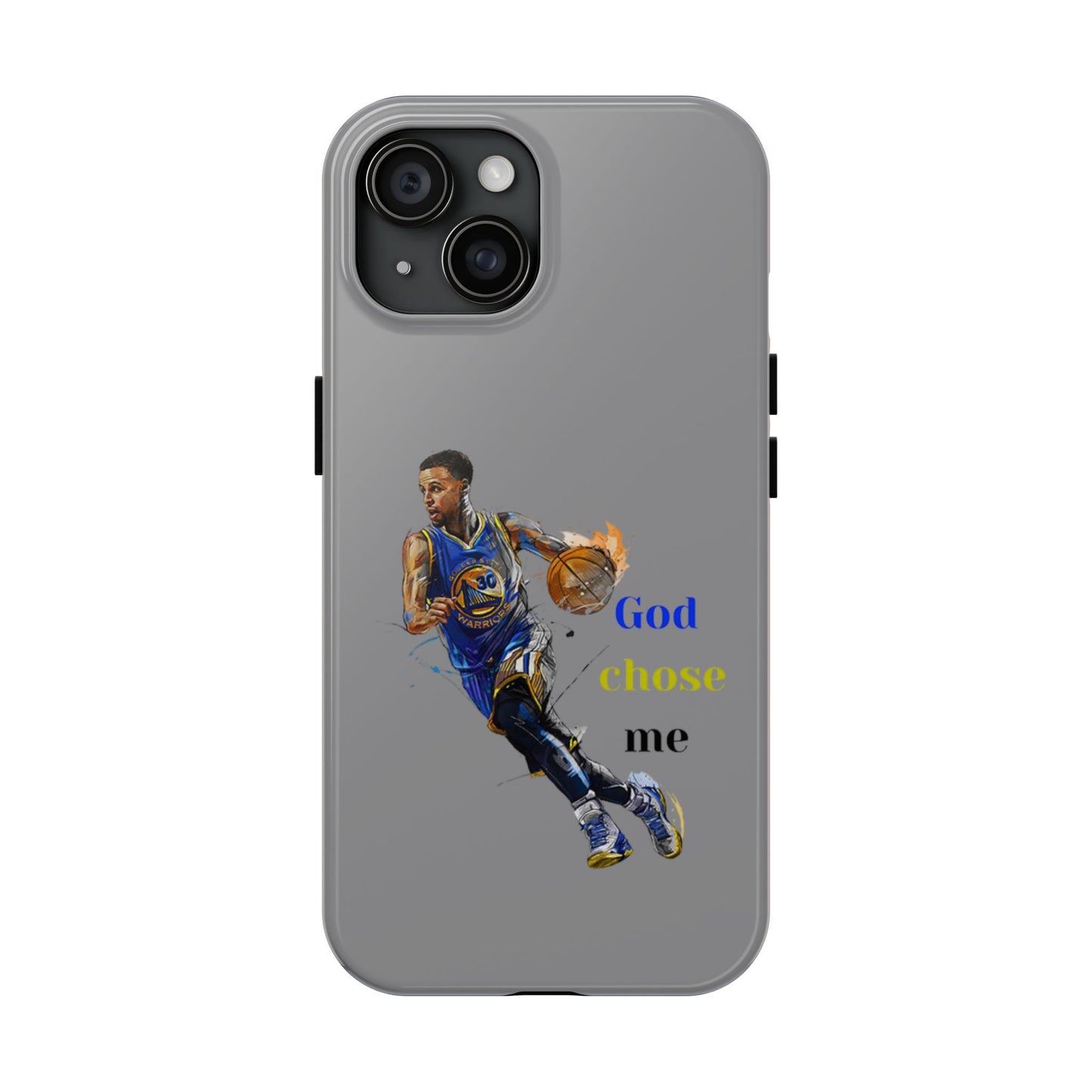 Phone case- God Chose Me Tough Phone Case - Durable Protection